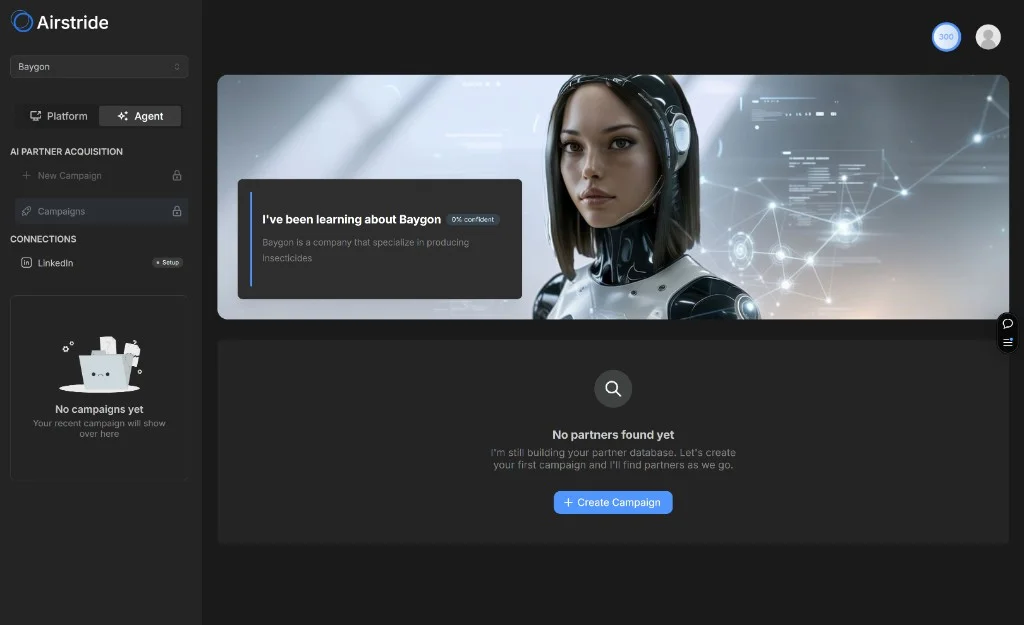 Airstride, an AI channel partnerships platform